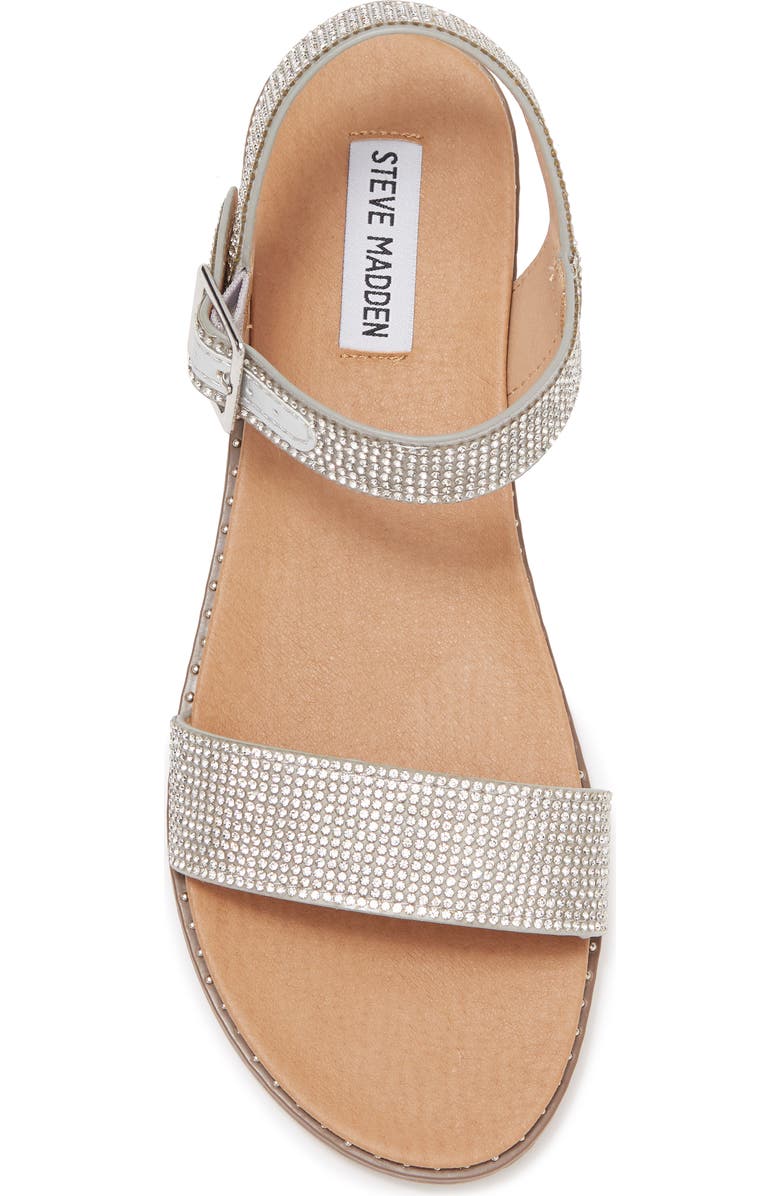 Steve Madden Tesa Rhinestone Embellished Sandal, Alternate, color,
