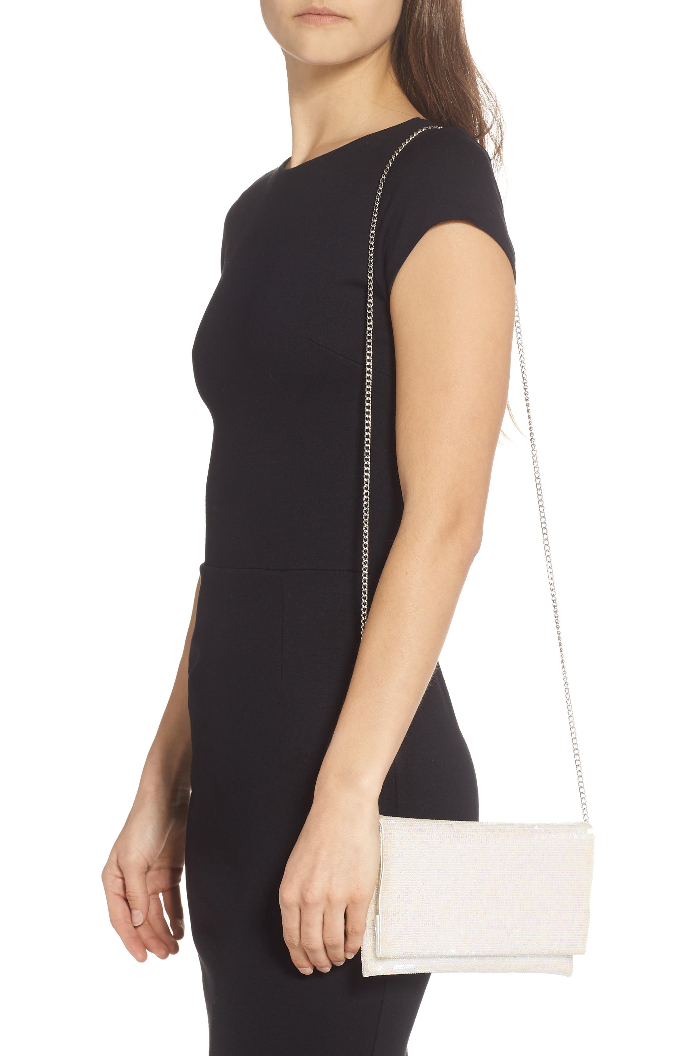 Nordstrom Mini Crystal Clutch, Alternate, color, 