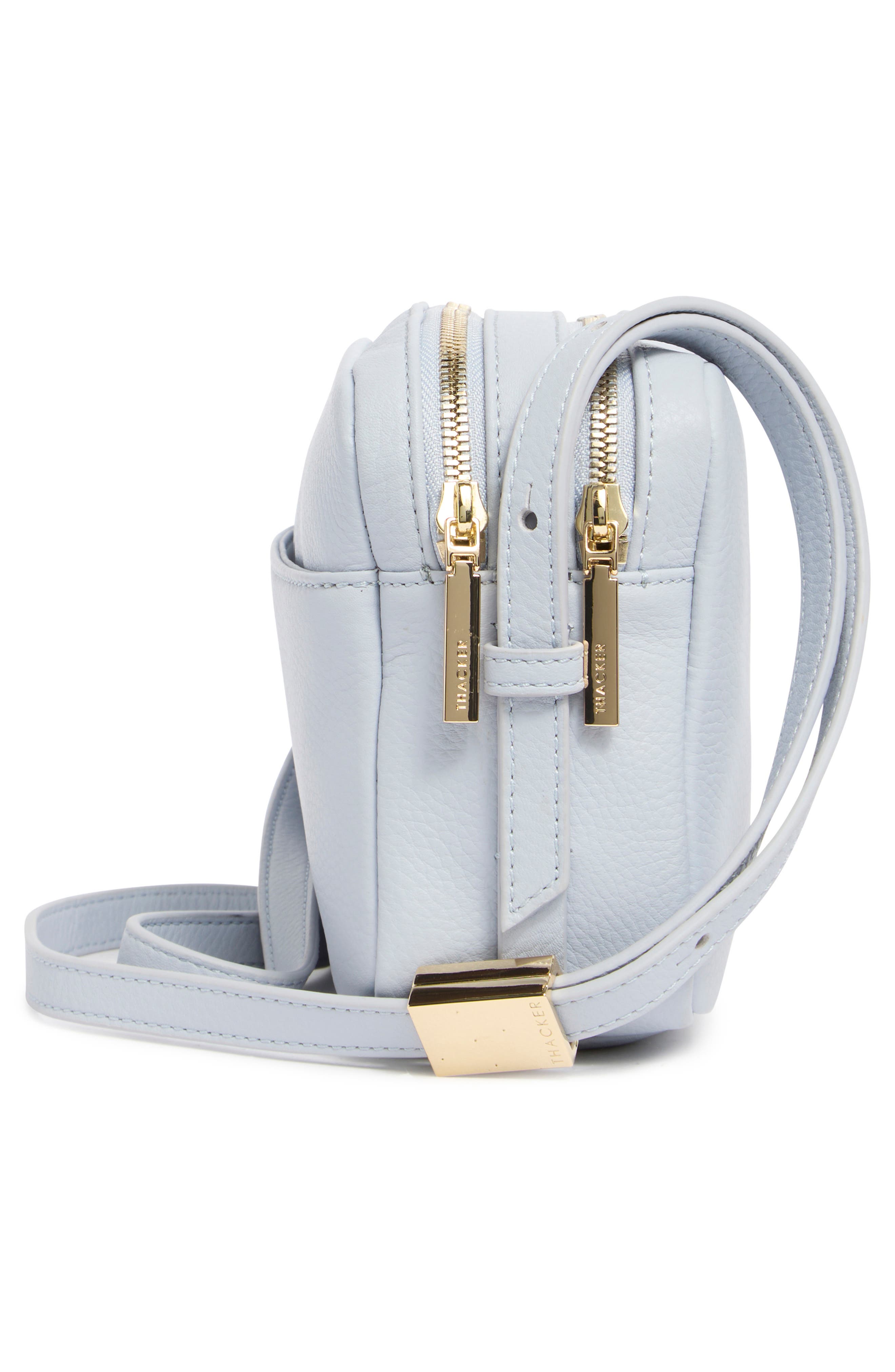 Thacker Shay Leather Camera Crossbody Bag, Alternate, color, 