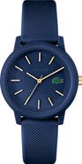 Lacoste 12.12 Silicone Strap Watch, 42mm