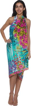 RANEES Pareo Convertible Midi Cover-Up Dress