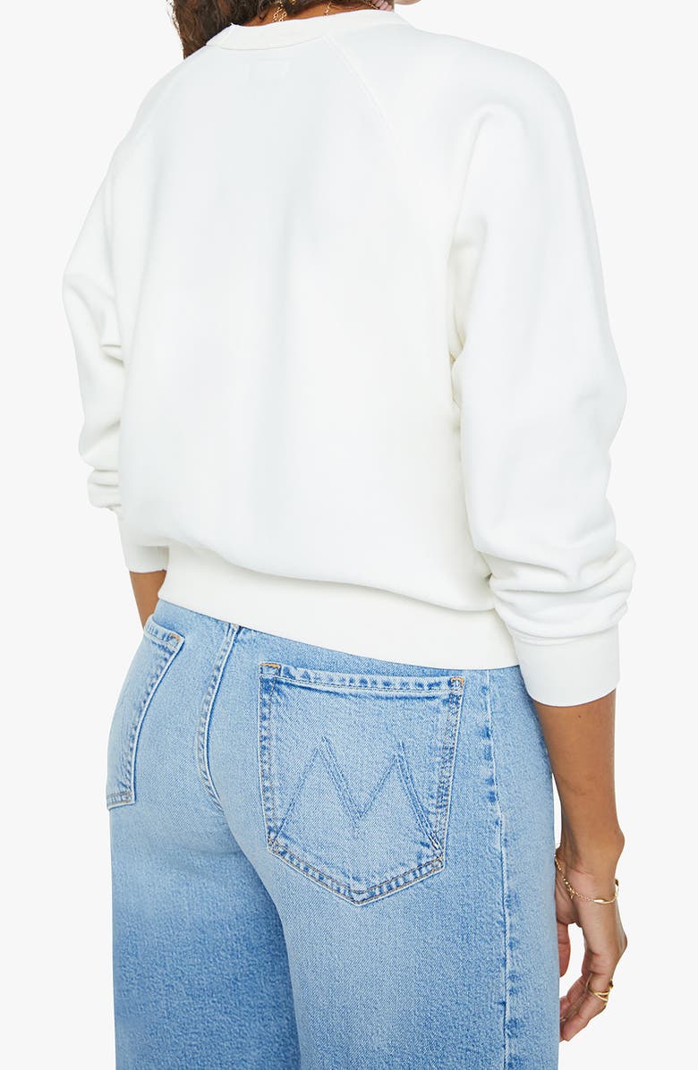 MOTHER The Concert Cotton Graphic Sweatshirt, Alternate, color, Eat Fruit