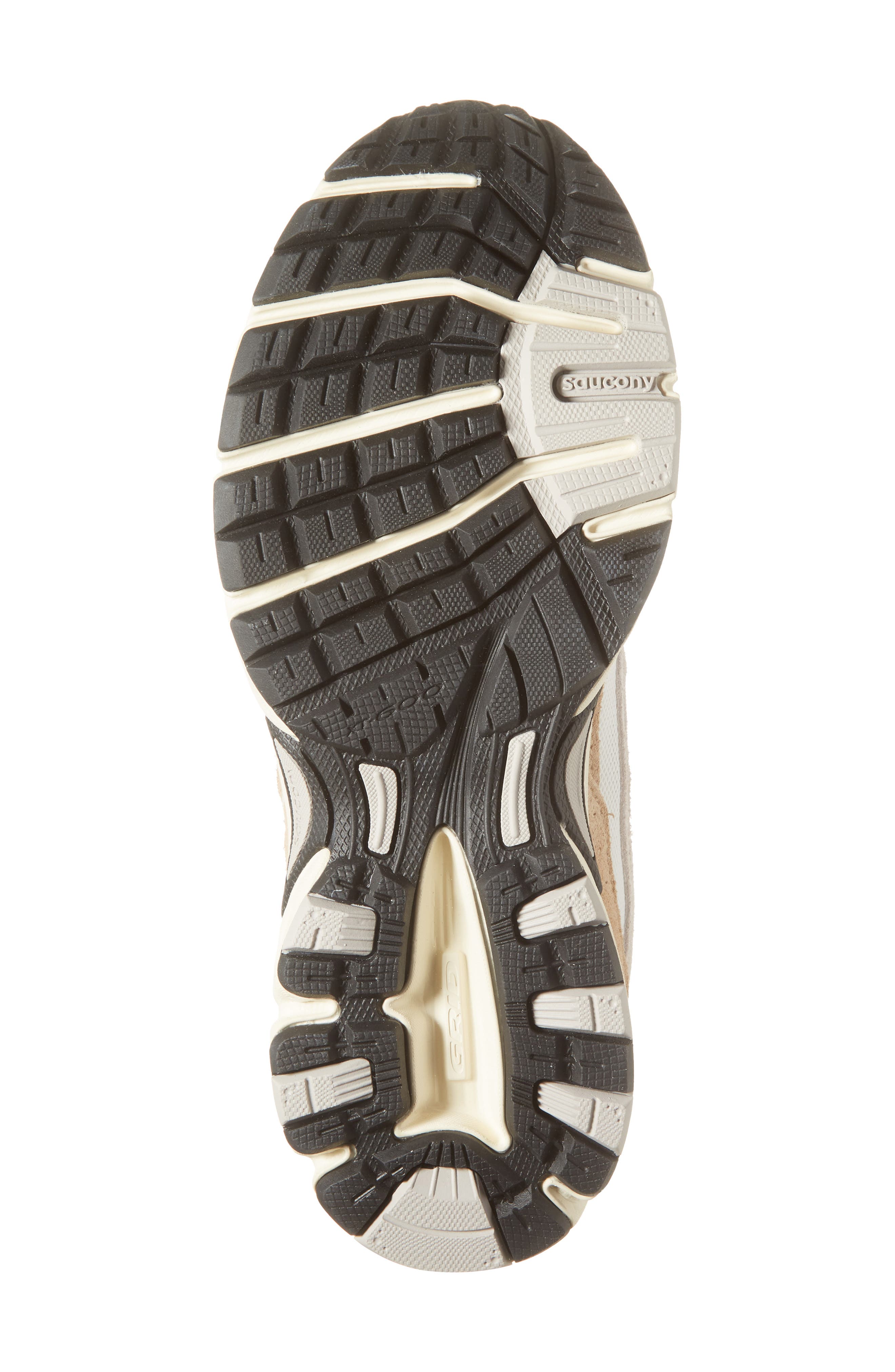 Saucony Gender Inclusive Ride Millenium Sneaker, Alternate, color, White/ Sand- Suede