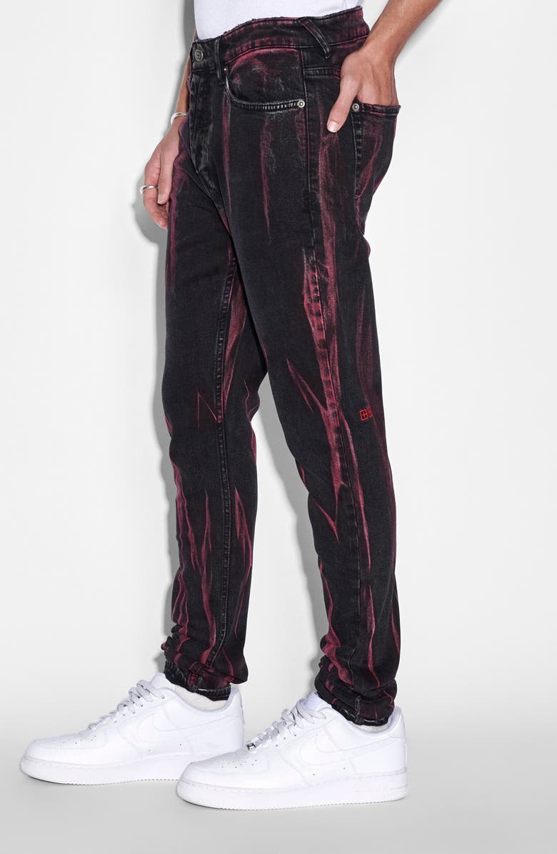 Ksubi Van Winkle Acid Wash Skinny Jeans, Alternate, color,