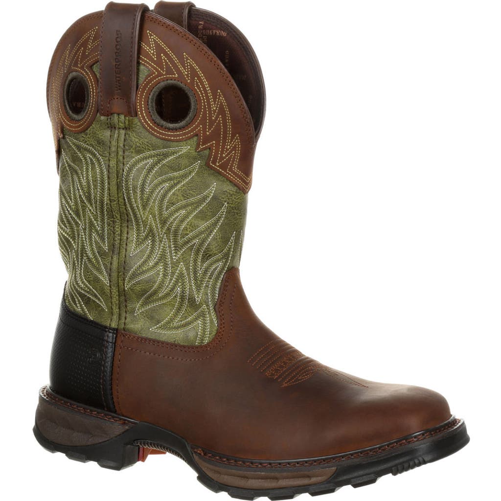 Durango Waterproof Western Work Boot In Brown