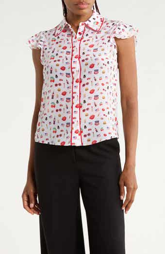 Willa Staceface Silk Top