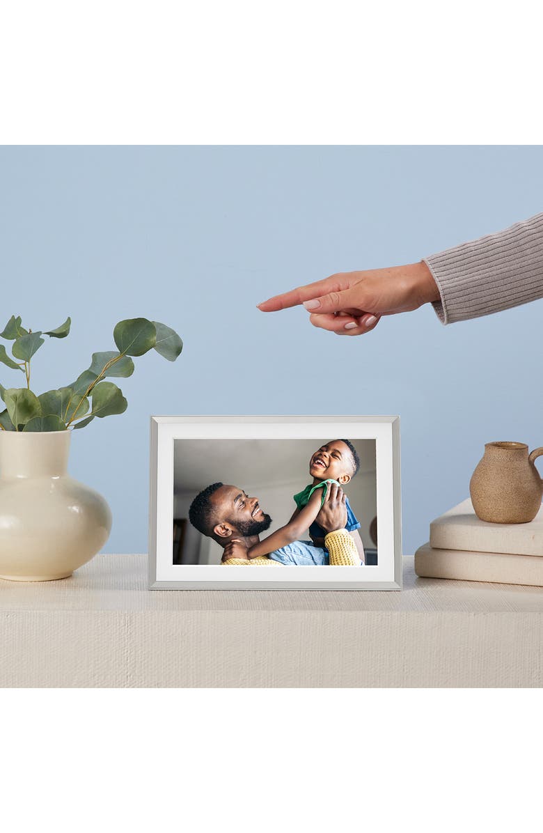 Aura Frames Carver 10-Inch Digital Photo Frame, Alternate, color, Matted Clay