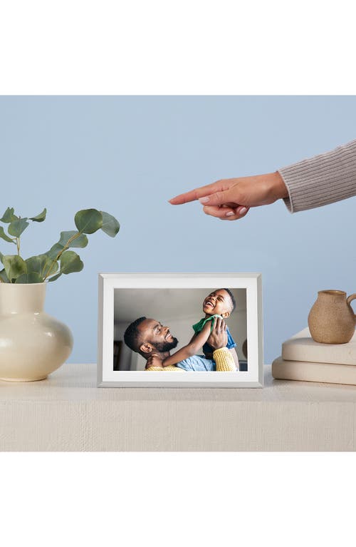 Aura Frames Carver Digital Photo Frame In Clay Mat
