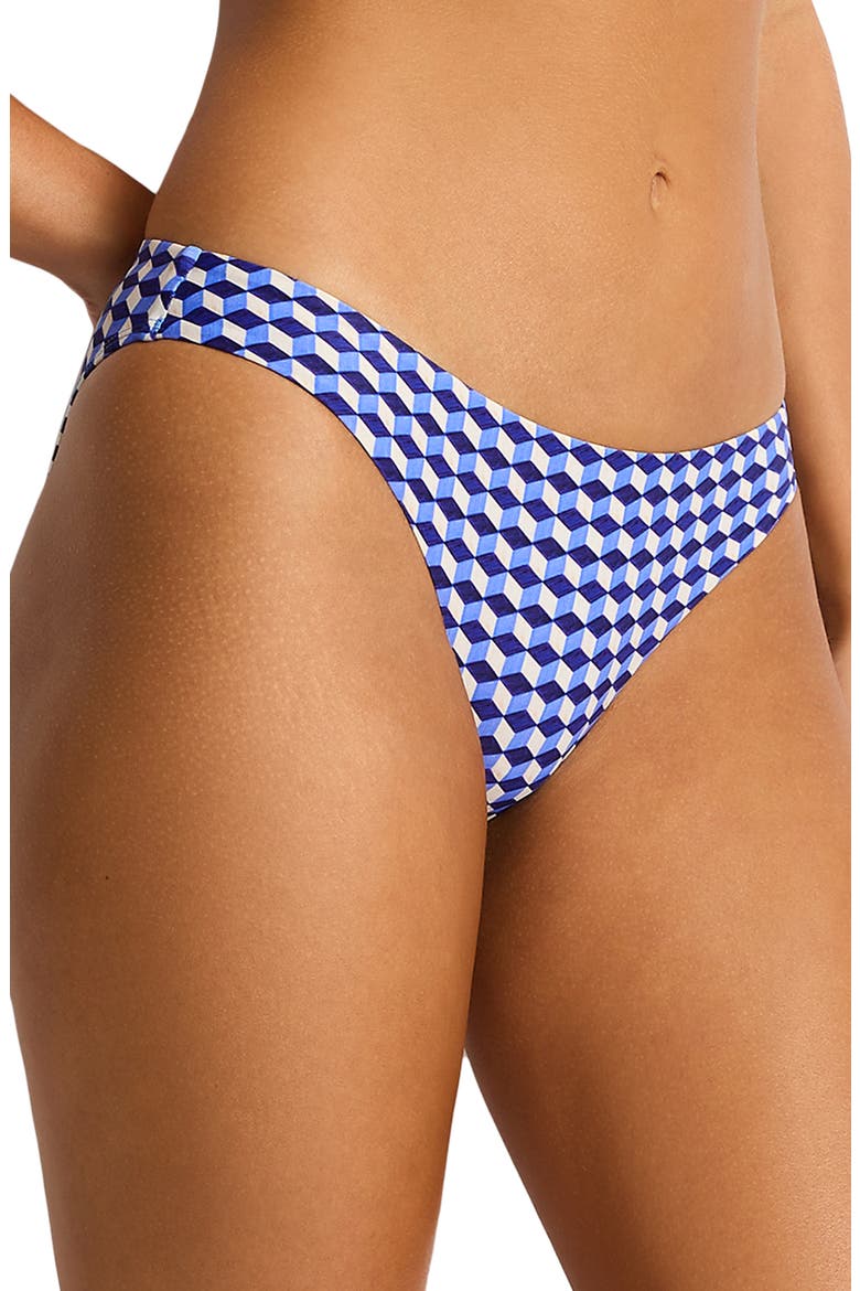 Solara Sporty Bikini Bottoms, Alternate, color, BLUE