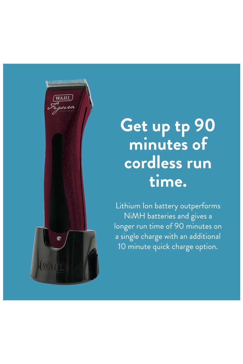 Figura Equine Cordless Clipper Kit, Alternate, color, Metallic Red