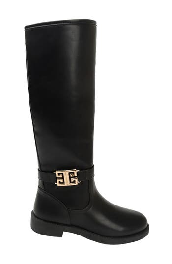 Seven7 Erin Faux Leather Tall Boot In Black