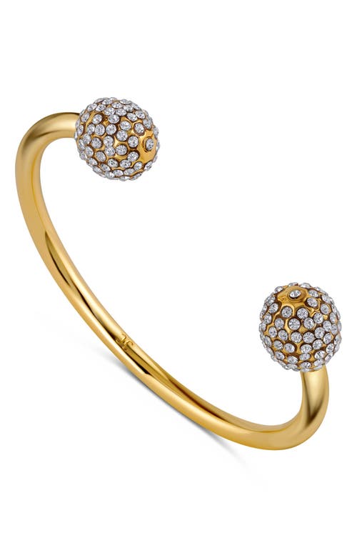 CHRISTINA CARUSO Pavé Ball Cuff Bracelet in 14K Gold  product