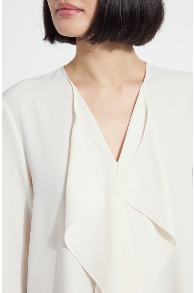 Celeste Flounced Blouse, Alternate, color, NATURAL PEARL