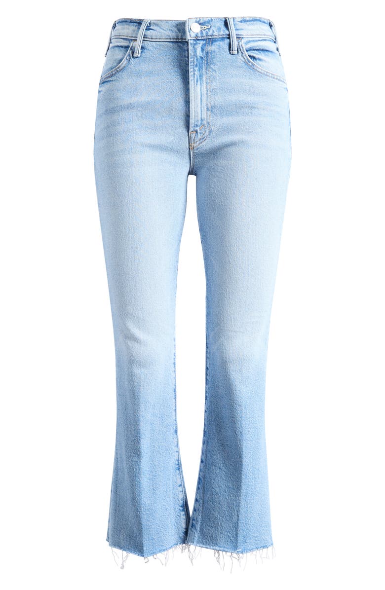 MOTHER Lil' Hustler Frayed Ankle Jeans, Alternate, color, Sow Surreal