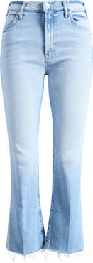 MOTHER Lil' Hustler Frayed Ankle Jeans