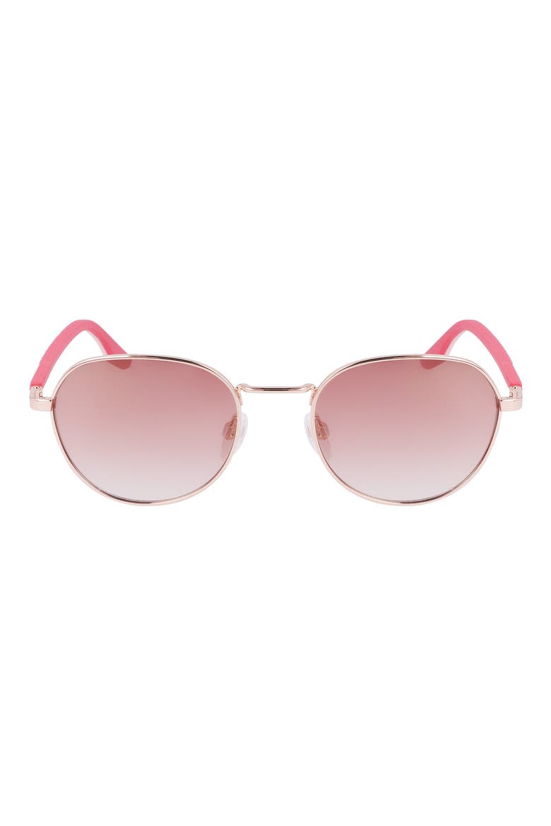 North End 51mm Round Sunglasses, Main, color, SHINY ROSE GOLD