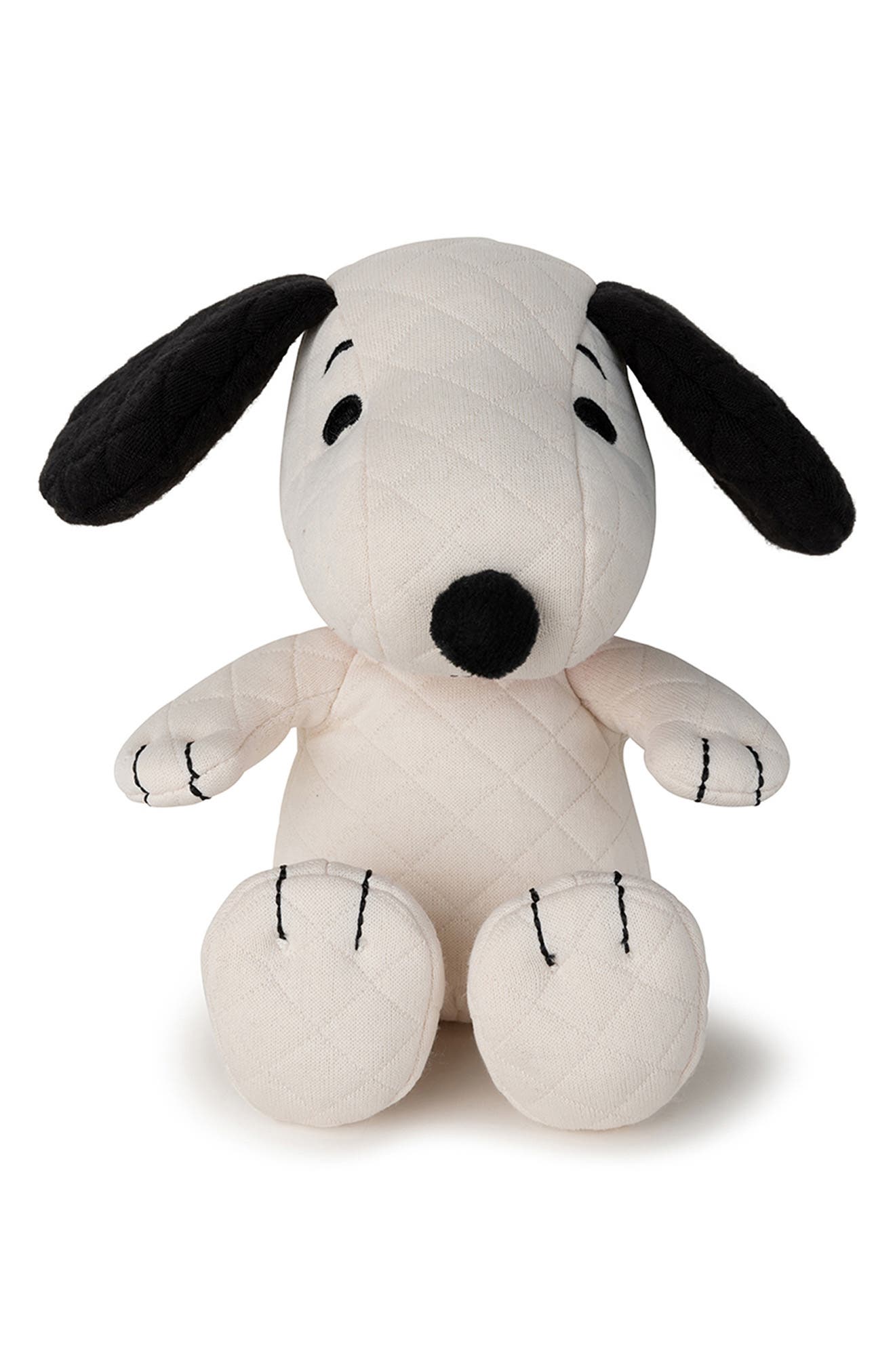 Bon Ton Toys x Peanuts® Snoopy Quilted Stuffed Animal in Cream 