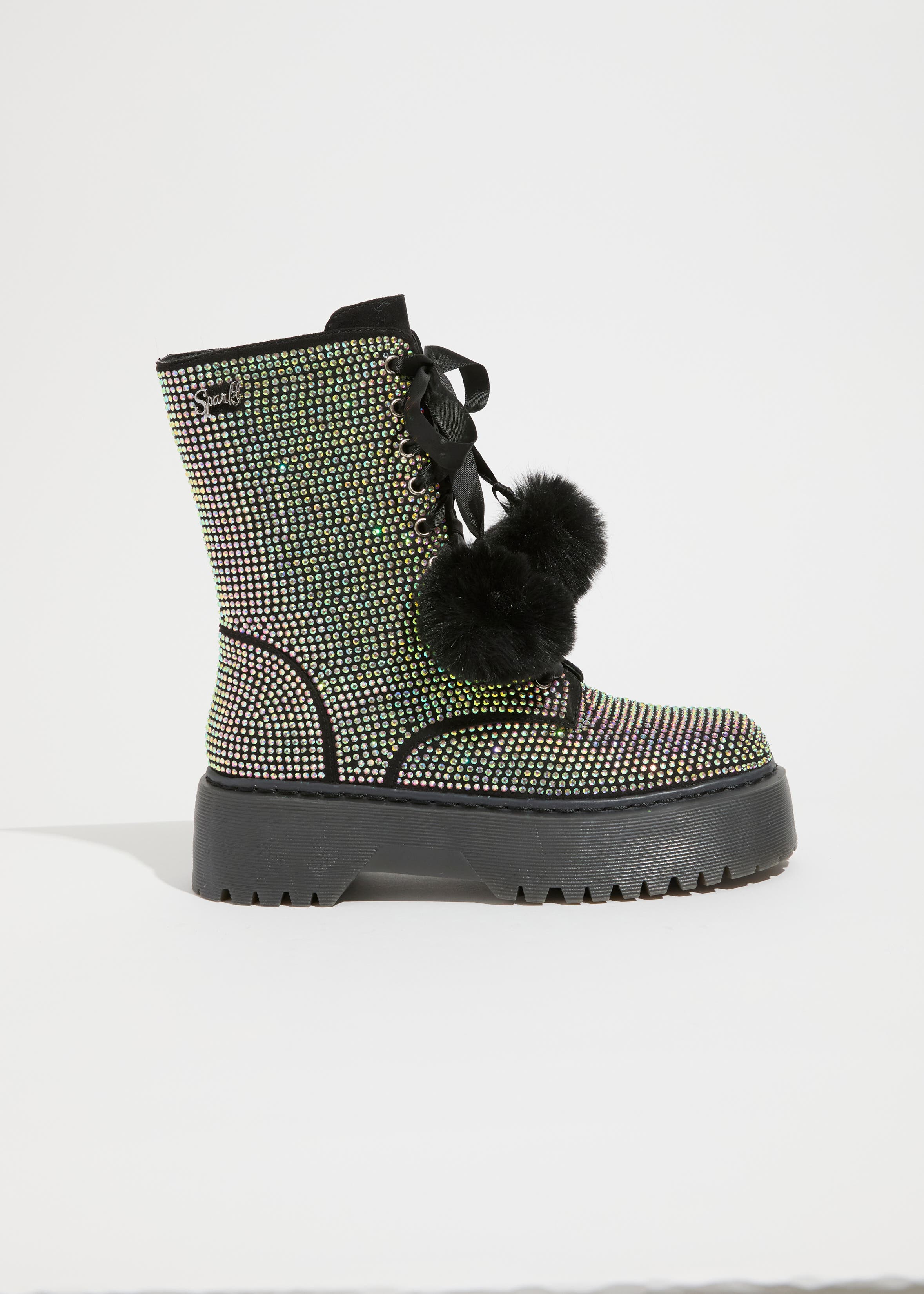 SPARKL Taylor Comabt Boot, Alternate, color, Black