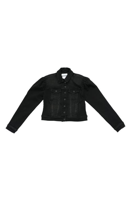 Bayeas Puff Shoulder Crop Denim Jacket