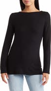GO COUTURE Boatneck Spring Pullover