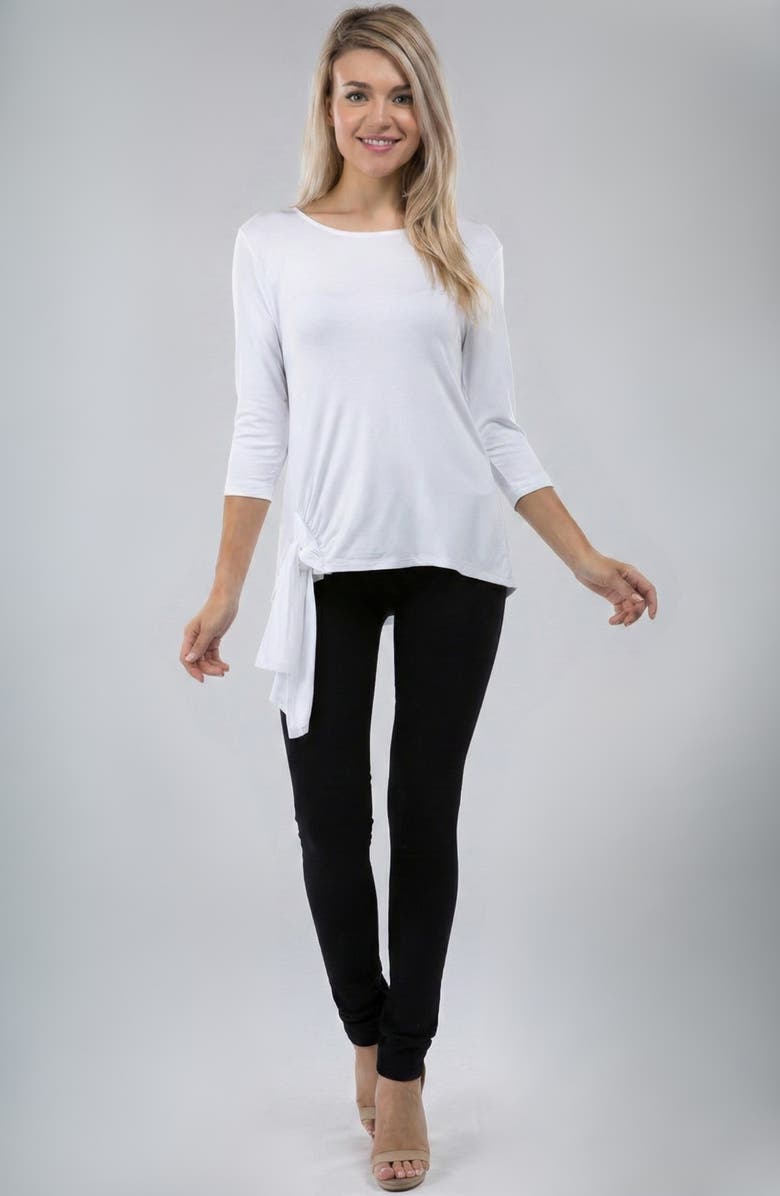 APNY Side Tie Top, Alternate, color, 