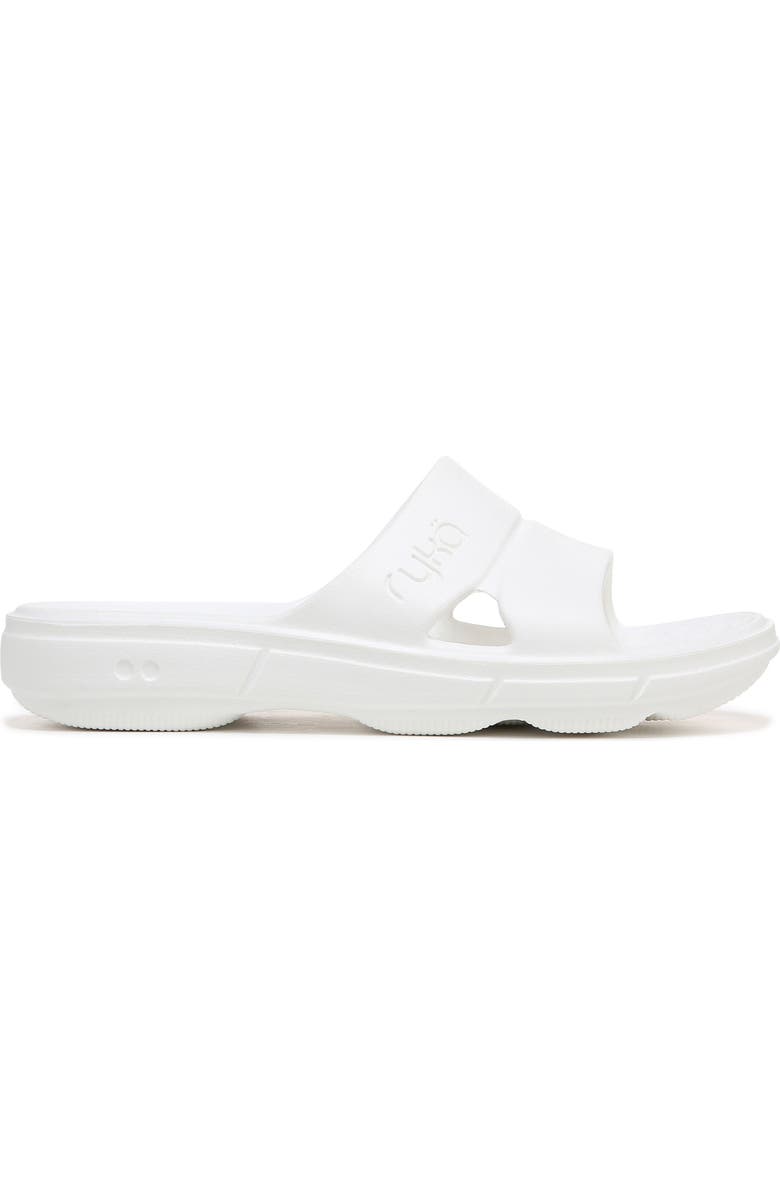 Rykä Restore Slide Sandal, Alternate, color, White