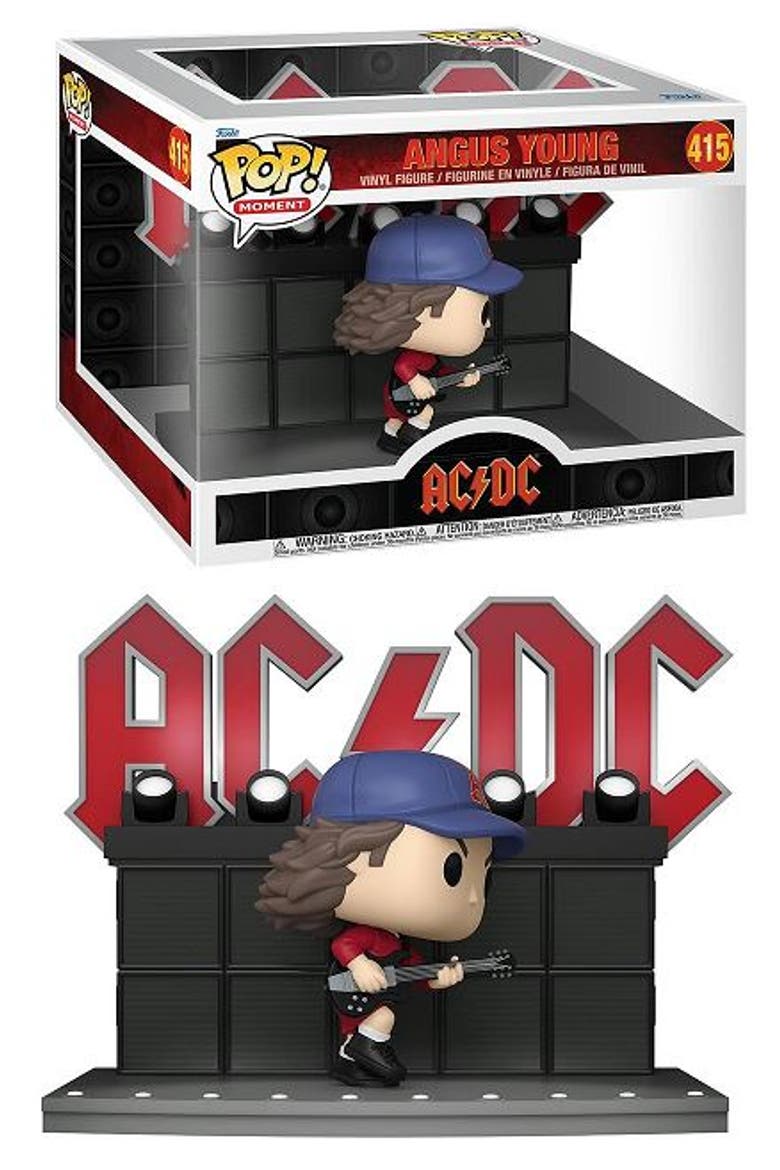 Angus Young Dancing (AC/DC) Funko Pop! Rock Moment, Main, color, None