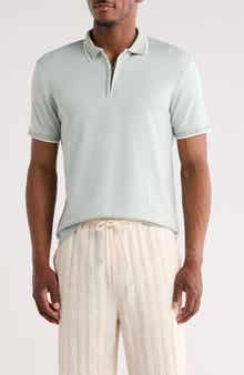 DENIM AND FLOWER Contrast Tipping Polo