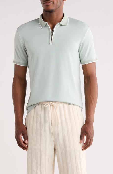 DENIM AND FLOWER Contrast Tipping Polo