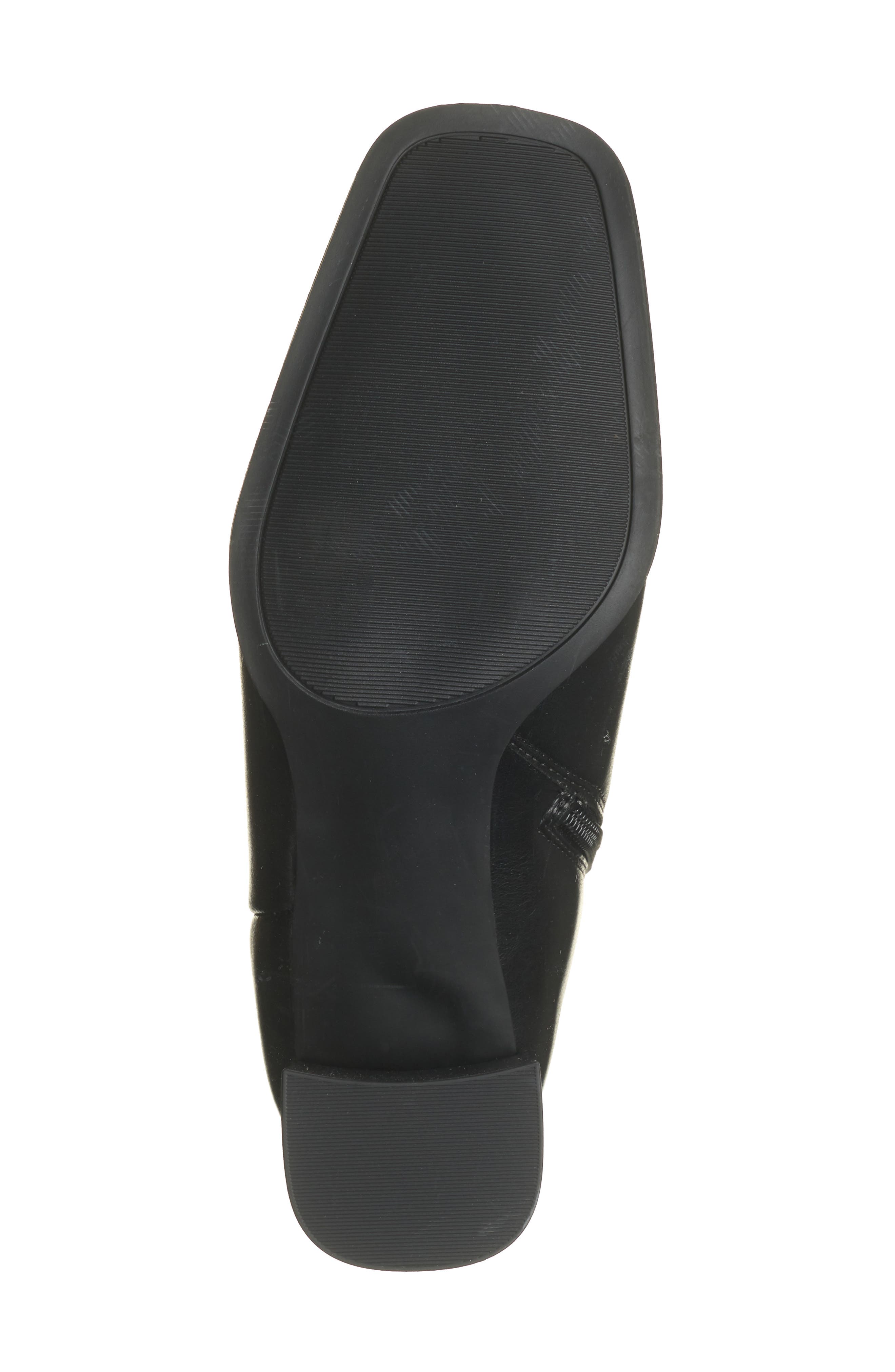 NORDSTROM RACK Normandy Block Heel Bootie, Alternate, color, Black