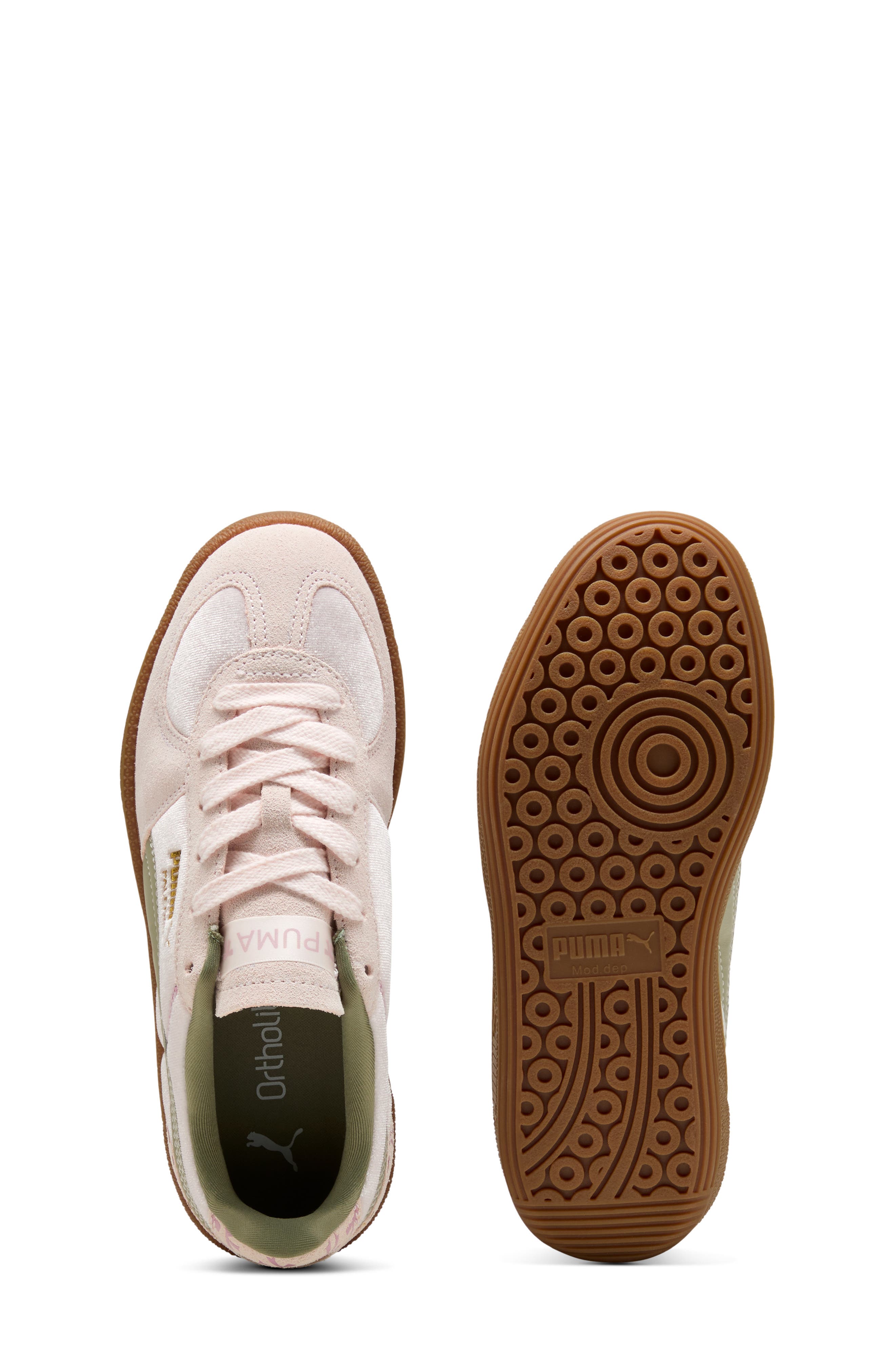 PUMA Kids' Palermo Sneaker, Alternate, color, Jasmine Flower-Lux Army