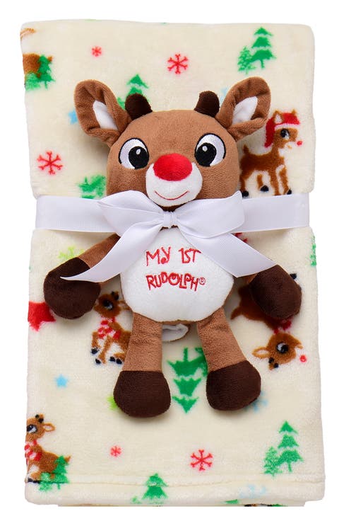 Roudolph Commoromative Plushie & Blanket Set