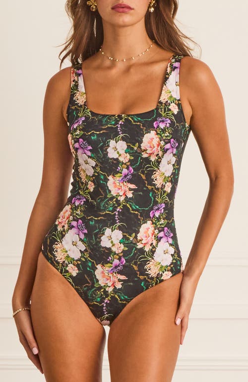 Aqua Blu Tempest Saige Dd/e Cup One Piece In Black
