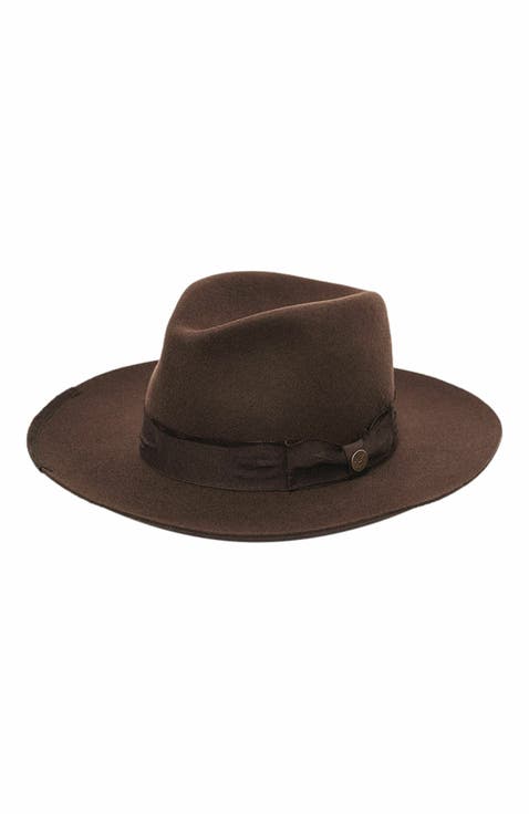 Delmar Distressed Felt Fedora