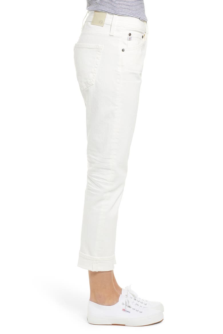 The Ex-Boyfriend Crop Slim Jeans, Alternate, color, 1 YEAR TONAL WH