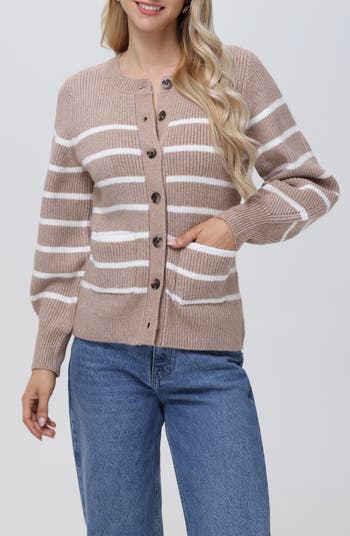 525 Josie Stripe Cardigan | Nordstrom 525 Josie Stripe Cardigan | Nordstrom