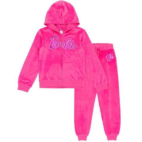 Velour Hoodie & Pants Set