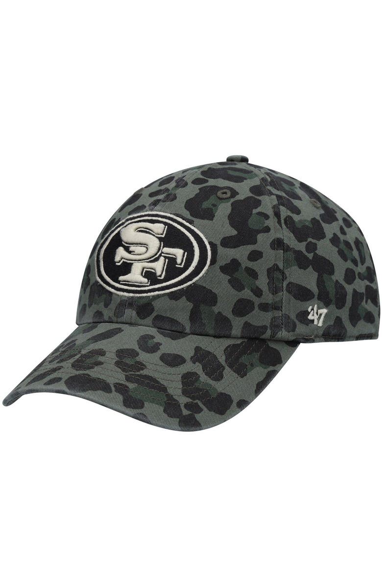 '47 Women's '47 Green San Francisco 49ers Bagheera Clean Up Allover Adjustable Hat, Main, color, 
