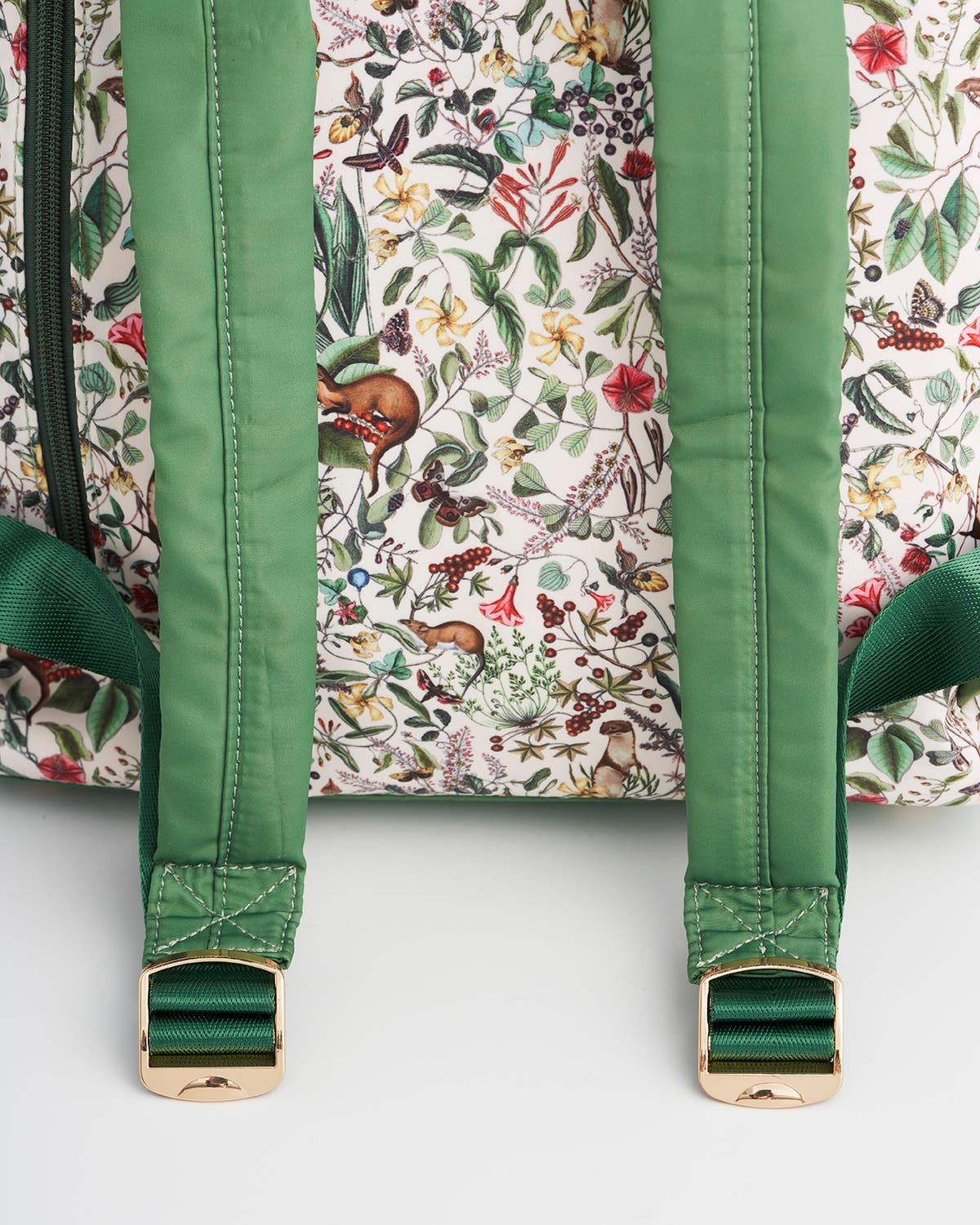 Fable England Garden Floral Buckle Backpack, Alternate, color, Light/Pastel Green