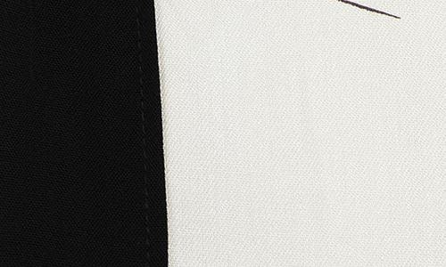 Ben Sherman Cocktail Print Camp Shirt In Snow White