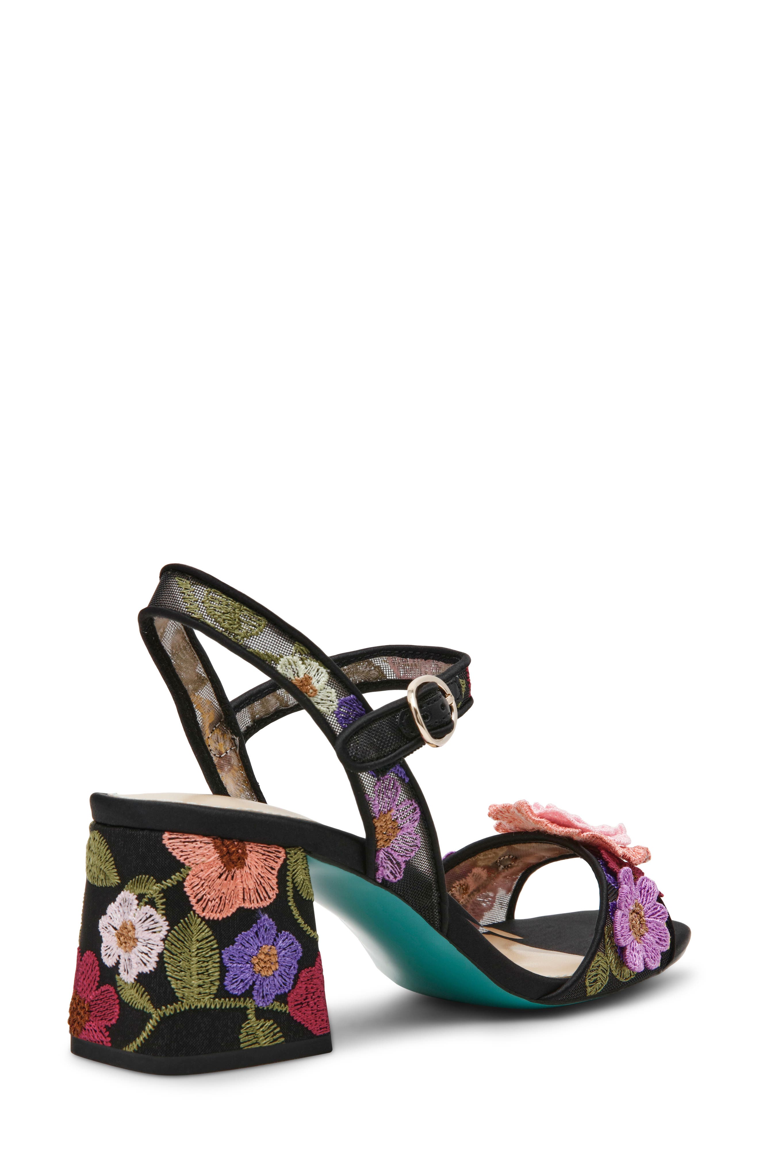 Betsey Johnson Blare Ankle Strap Pump, Alternate, color, 