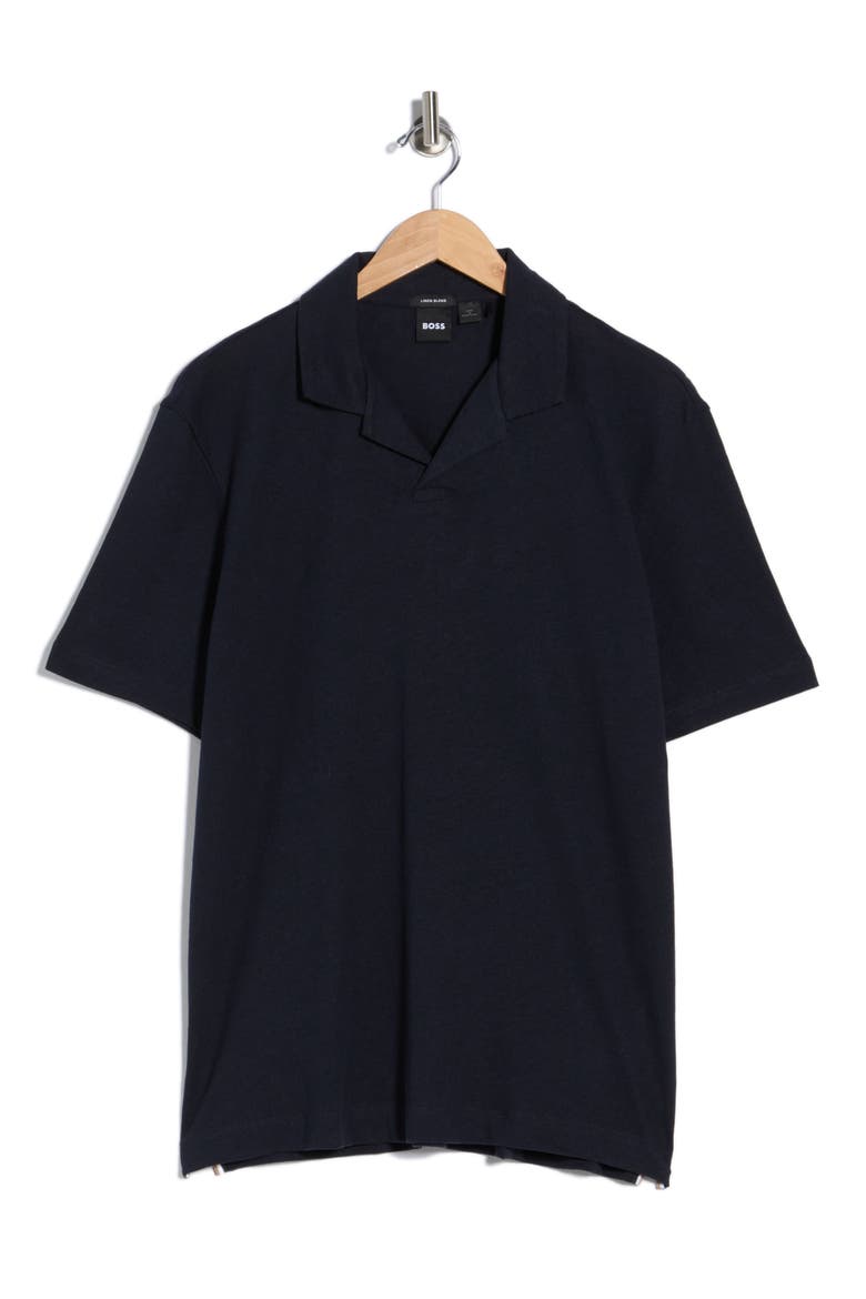 Ponti Short Sleeve Polo, Alternate, color, DARK BLUE