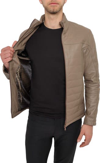ジャケット・アウター pino PINO BY PINOPORTE Quilted Leather Jacket | Nordstromrack