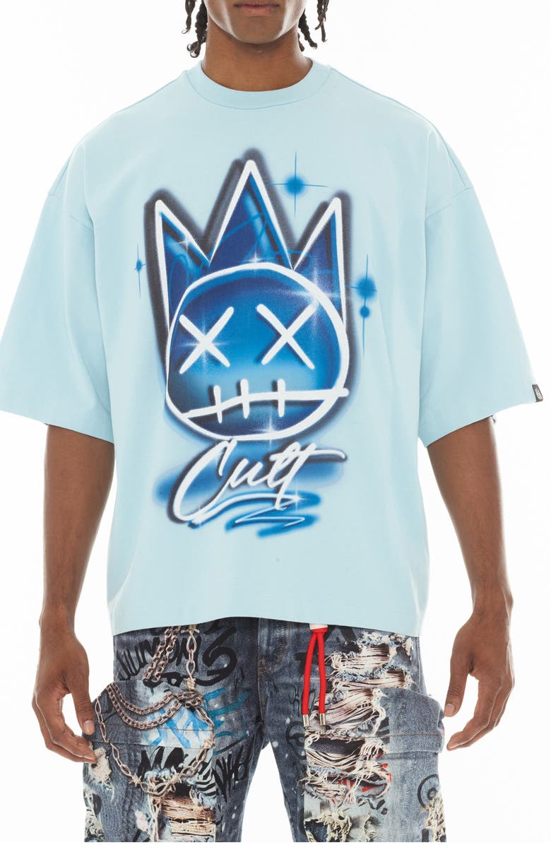 Cult of Individuality Oversized Cotton Graphic T-Shirt, Main, color, 