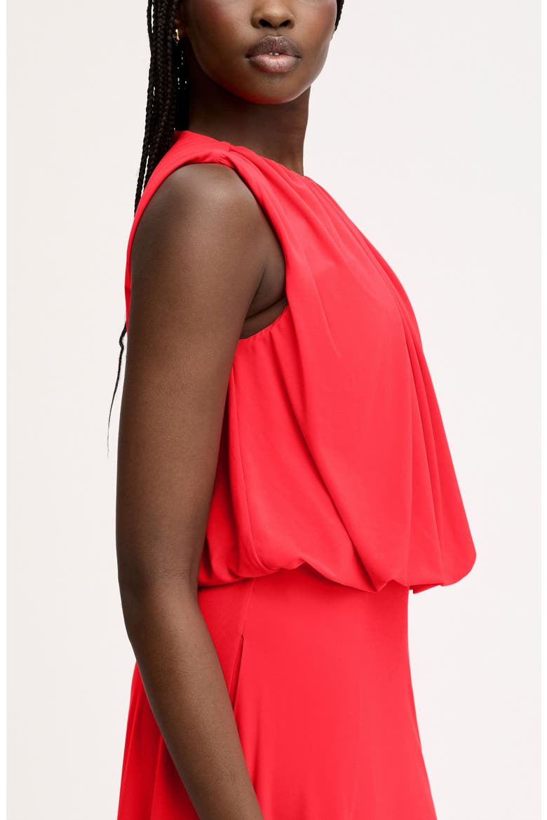 Blouson Crop Top, Alternate, color, FLAME