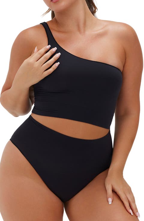 Seamless body smooth one shoulder top