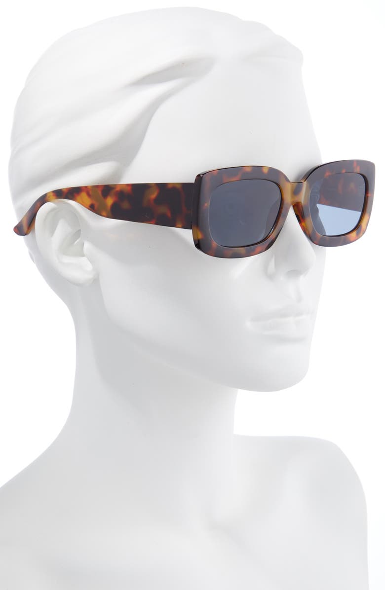 BP. Rectangular Sunglasses, Alternate, color, Tortoise