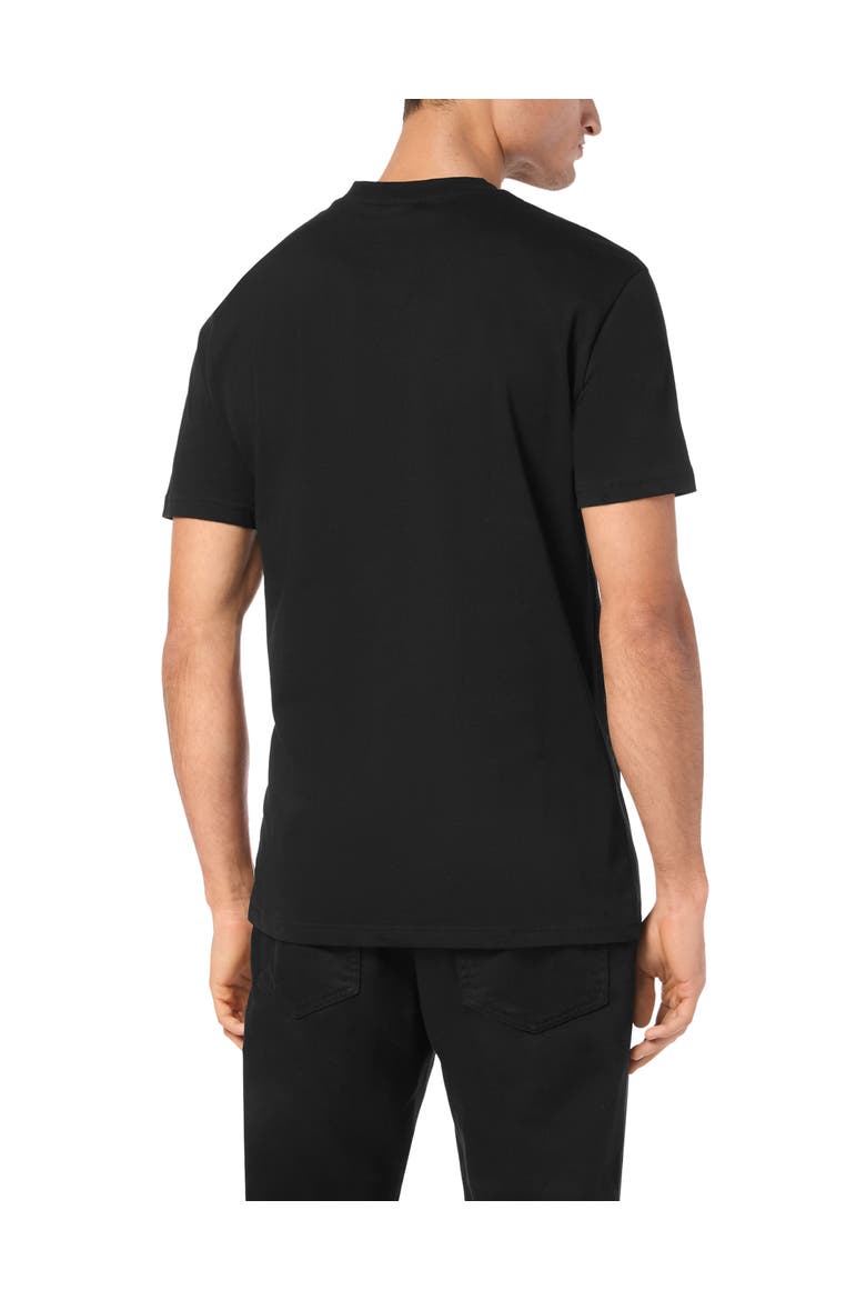 T-Shirt Round Neck Lion Men, Alternate, color, black