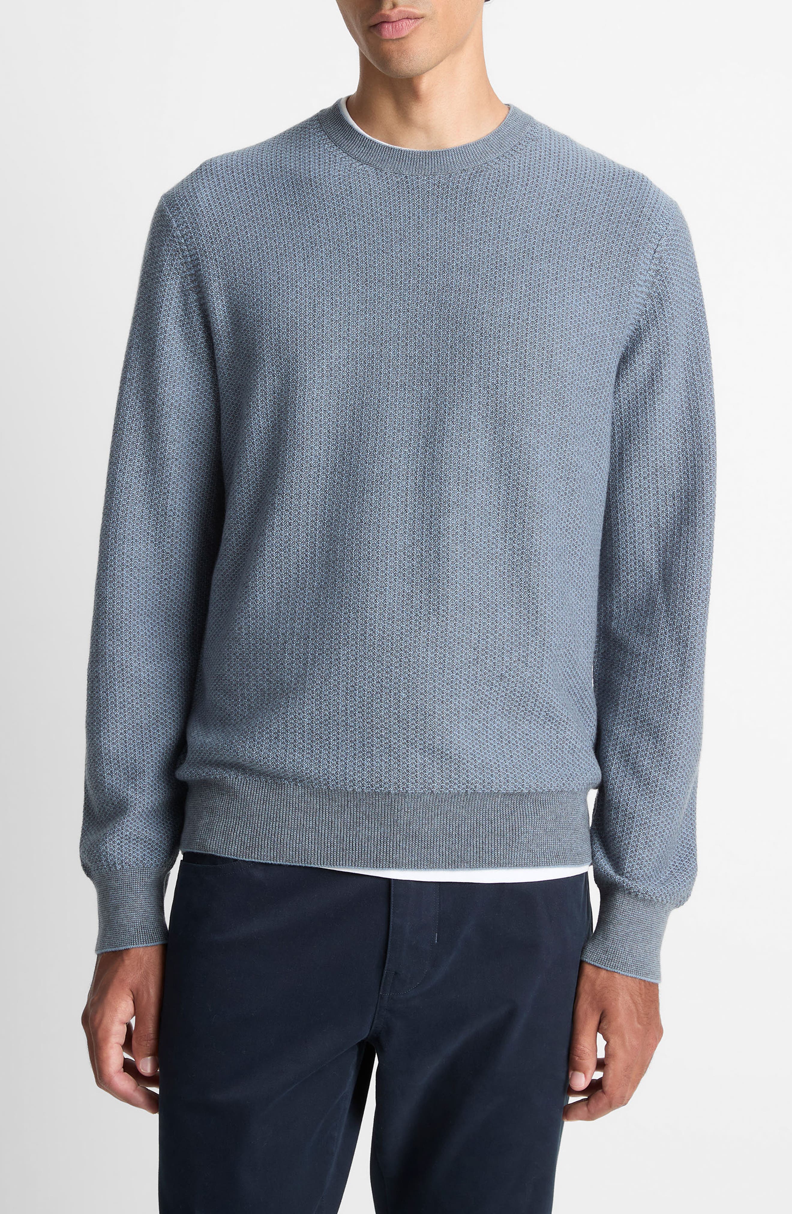 BLUE/ MEDIUM HEATHER GREY