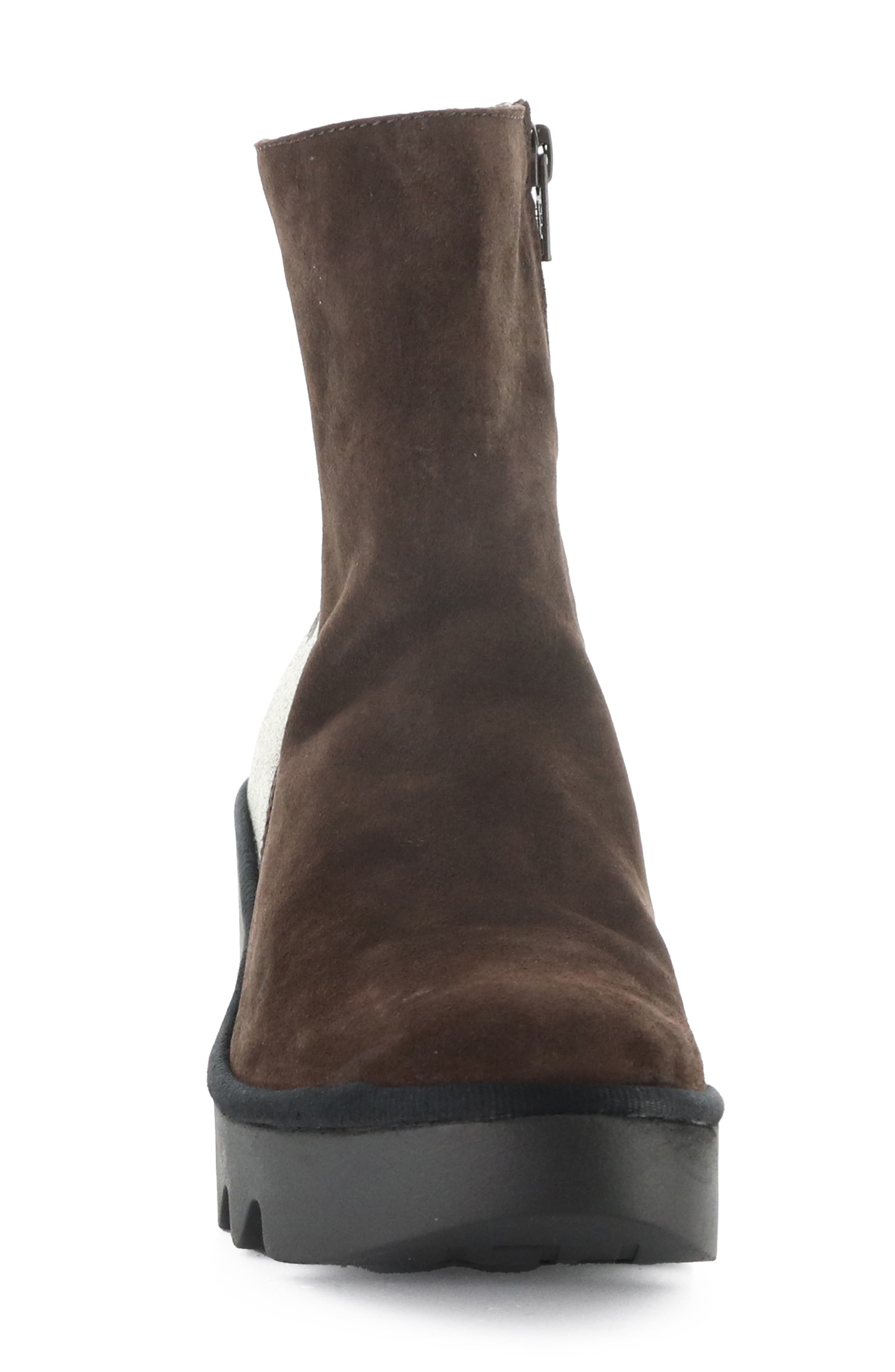 Baan Platform Wedge Bootie, Alternate, color, EXPRESSO/ GOLD